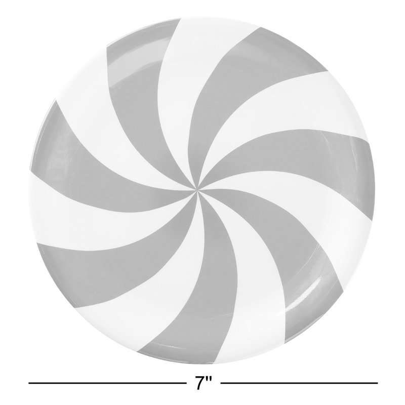 Peppermint, 6 3/4" Melamine Plate S12