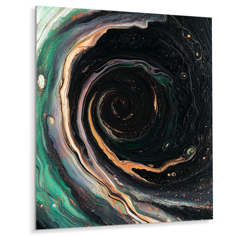 Shimmering Reverie of Space Vortex - Astronomie, décoration murale en métal, impression sur métal