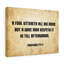 Wise Man Proverbs 29:11 - Wrapped Canvas Print-865459256
