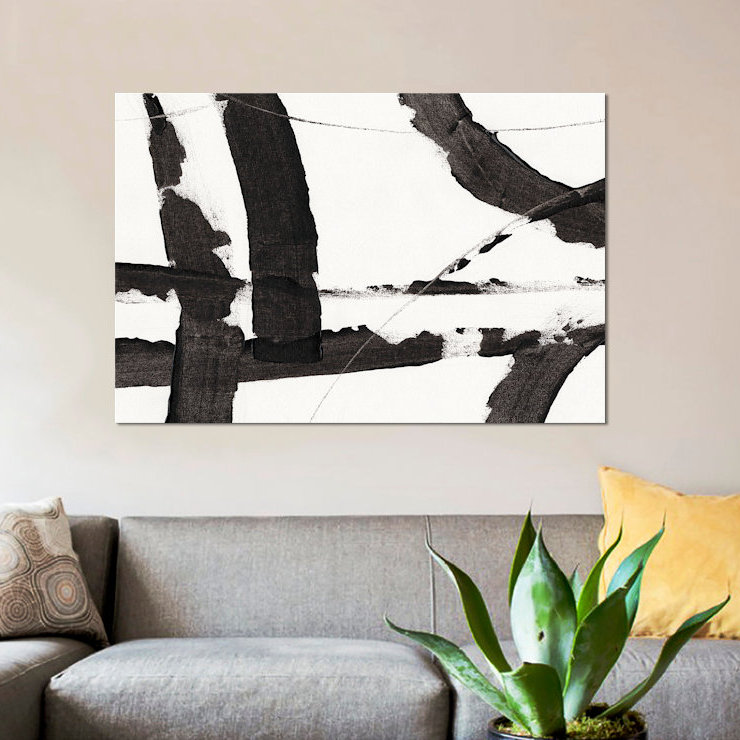 «Obsidian Harmony I» par Timothy O 'Toole, reproduction sur toile tendue sur toile, H 40 po x l 60 po, Toile tendue