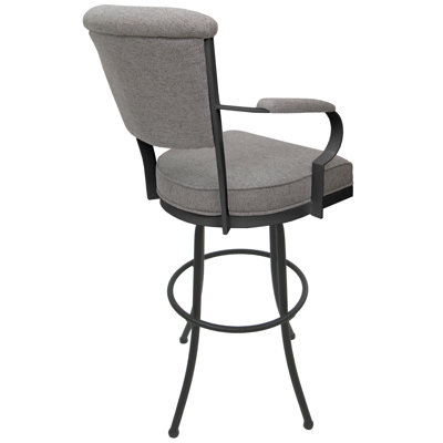 Ivette Miami Extra Tall 34" Metal Stool - Noam Base