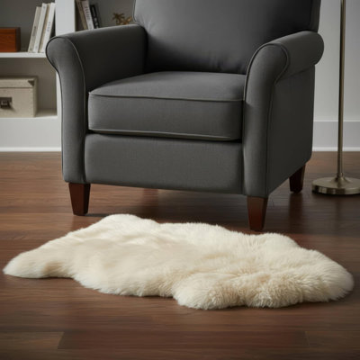 Tapis champagne fait à la main Fraley