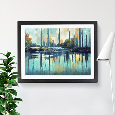 Abstract River Art Vol.2 - Framed Print