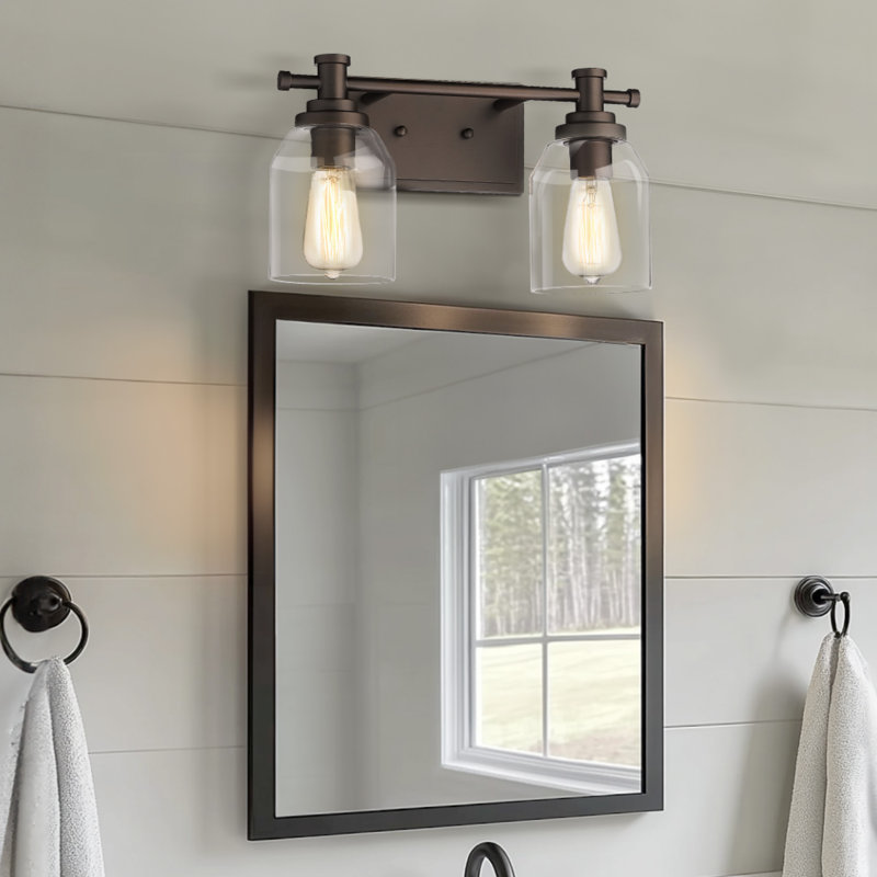 Fresnes 2 - Light Dimmable Vanity Light, Oil Rubbed Bronze