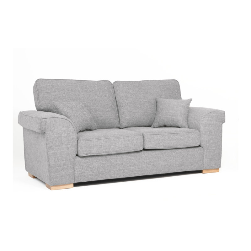 Picadilly 186Cm Pillow Top Arm Loveseat, Silver, 3