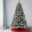 7.5 Ft. Pre-Lit Snowy Silver Hill Pine Tree With LED Lights