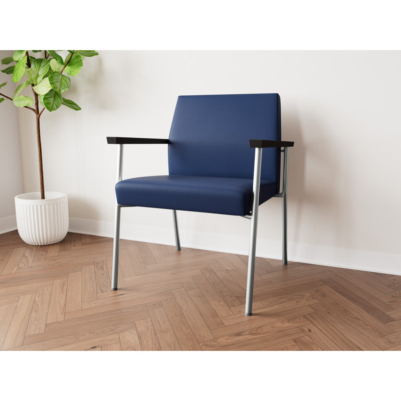 Lesro Chaise d'invité Mystic, Argent, Modena encre