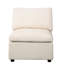 Canapé modulaire en chenille beige: reconfigurer pour créer votre canapé modulaire rembourré idéal
