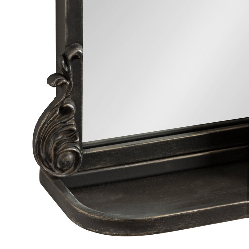 Miroir d'appoint Stride, Noir, 25 po x 16 po