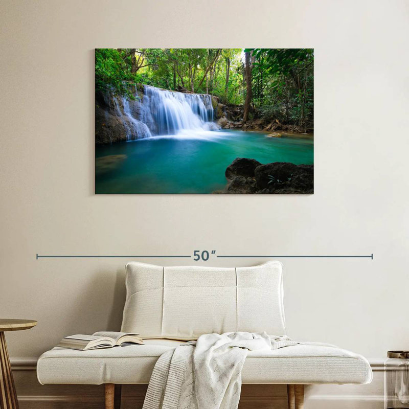 Kerrick Deep Forest Waterfall, 26" H x 39" W