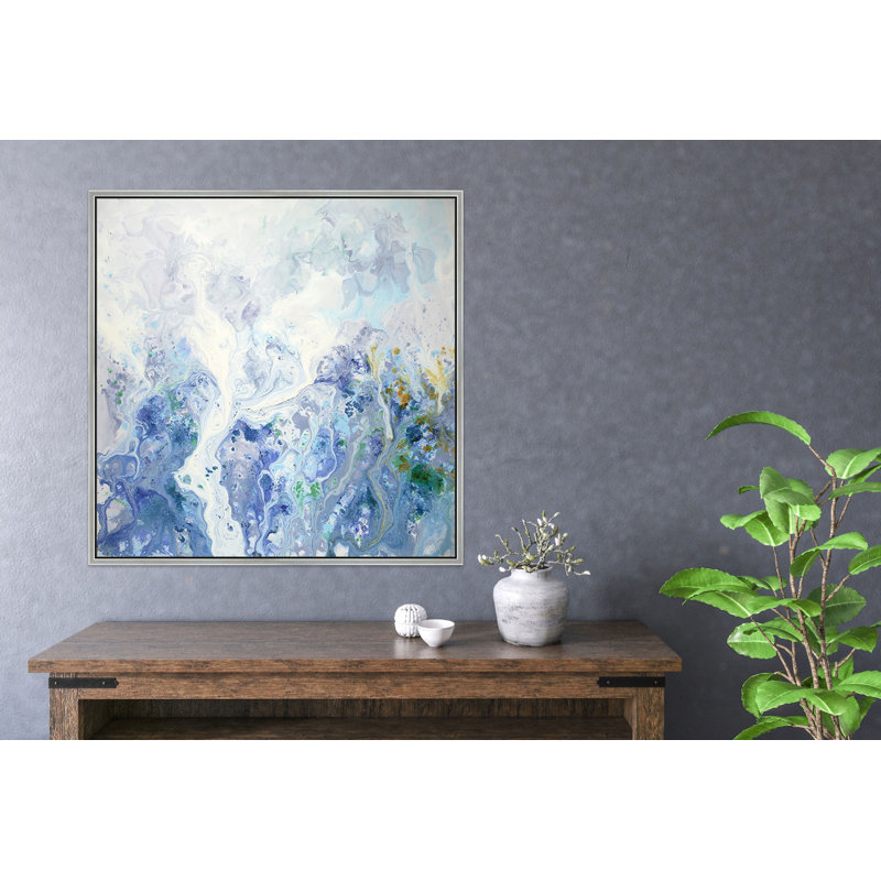 « motion »-« floater », reproduction d’art sur toile, Argent