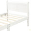 Lit plateforme avec base de lit en bois et lit-bateau-116409980
