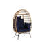 Fauteuil de jardin tissé à la main avec oreiller et coussin imperméables-974210464