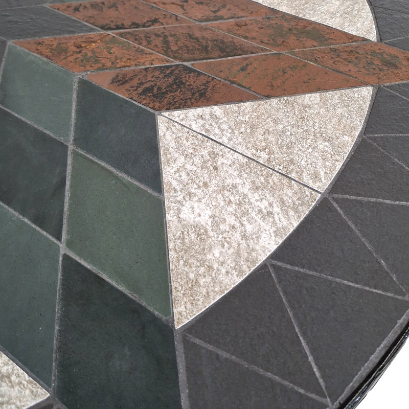 Montilla Garden Stone Mosaic Patio Table