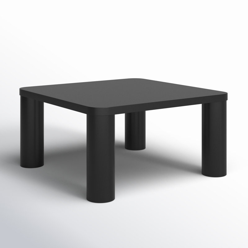 Table basse Patricio, Noir, H 16,14 po x L 32 po x l 32 po
