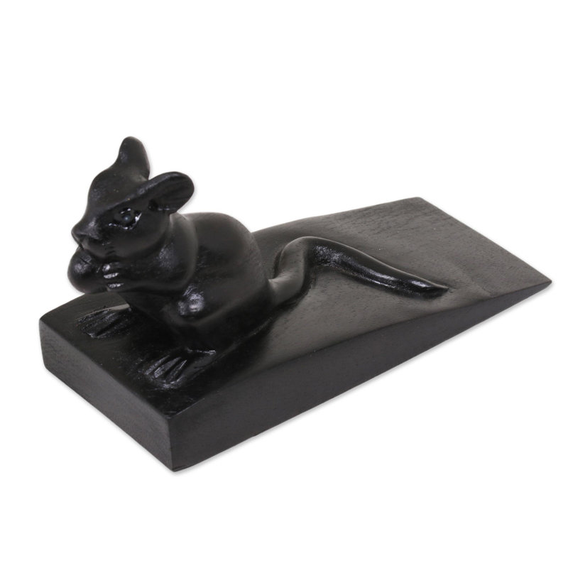 Butée de plancher de coin en bois charmant mouse Karson