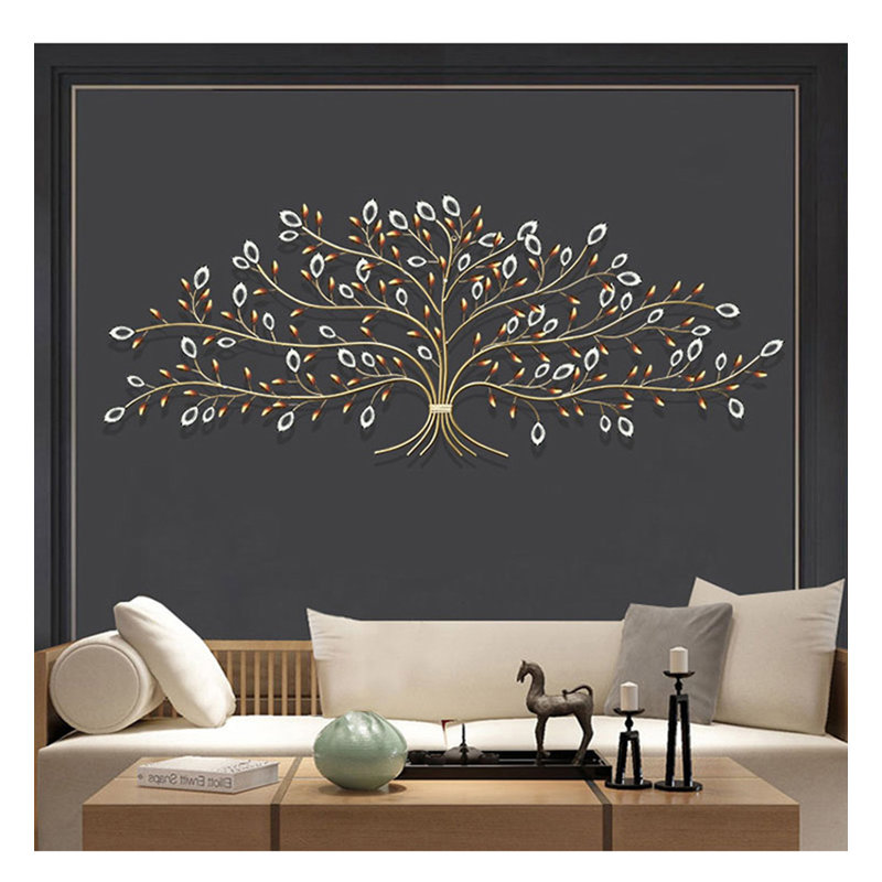 Modern minimalist style tree branch wall decoration
