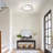 Crystal Led Ceiling Light, 13.8-Inch Flush Mount, 38W Dimmable Modern Fixture, Energy-Saving, Perfect For Living Room, Bedroom, Kitchen