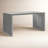 Jules Glass Top Metal Base Writing Desk-1219978873