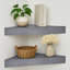 Euclide 2 Piece Triangle Corner Shelf-1889139902