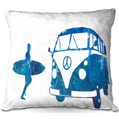 Couch Surf Bus 1 Throw Pillow