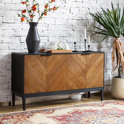 Whetsel Modern 55" Wide Sideboard with 4 Swinging Door