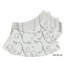 abat-jour empire en papier H 5,5 po (attache) en gris-24559723