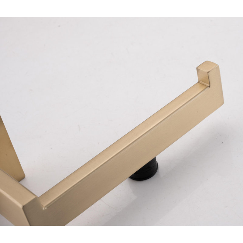 Ensemble d'accessoires de quincaillerie de salle de bain 5 pièces - Porte-serviettes en acier inoxydable SUS304, porte-serviette, anneau de serviette et 6 crochets, antirouille pour l'organisation de la salle de bain