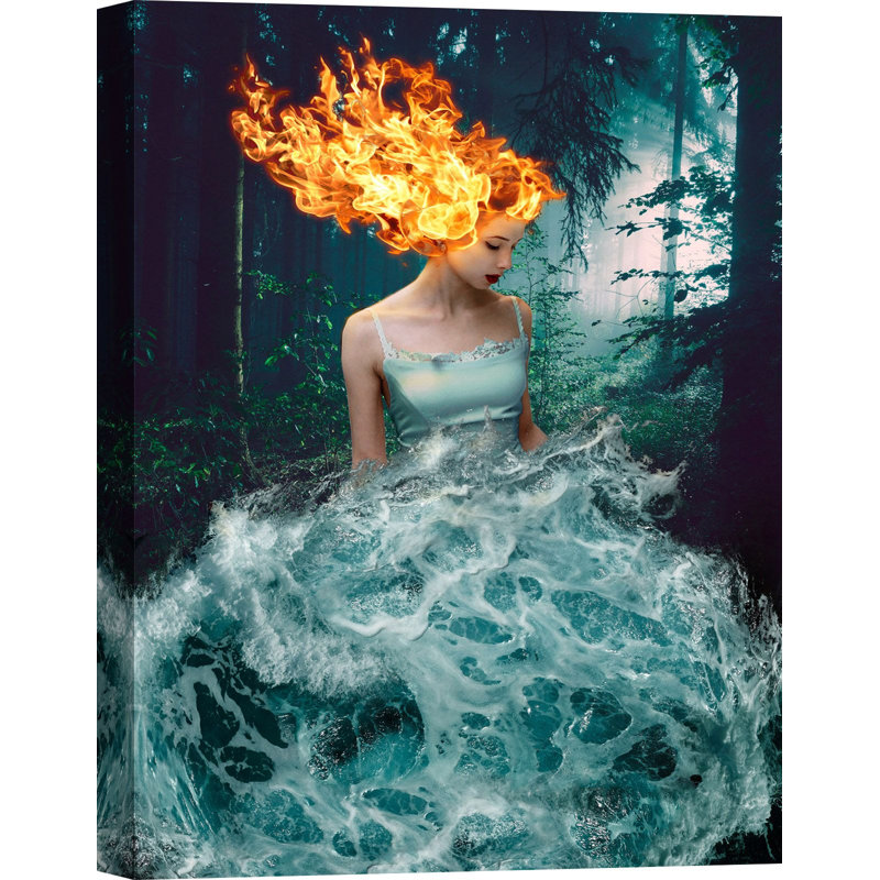 Mother Nature by Julian Lauren - No Frame Print on Canvas, 100cm H x 70cm W x 4cm D