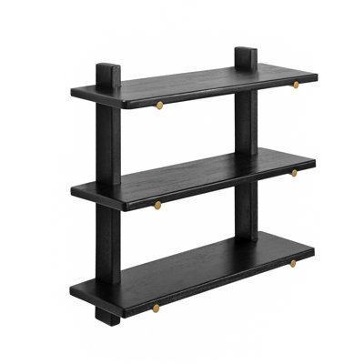 Francis 24" Solid Wood Tiered Shelf