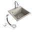 Dakota Fields Carneal 510mm W Single Bowl Granite Drop-In Kitchen Sink-2103108496