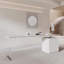 Bureau rectangulaire blanc de 62,99 po-2088864410