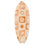 Ensemble de panneaux en acrylique Skimboard Shell Collection par Notoriart, 13 po x 37 po