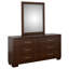 Commode 6 tiroirs avec miroir Tapper-116447356