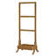 Porte-serviettes sur pied en bambou spa