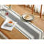 Chemin de table Boho noir et blanc pour décor de maison de campagne moderne