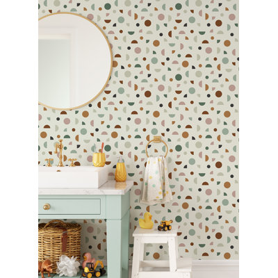 Newark Mid-Century Geometric Wallpaper