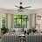 Karson 52-inch Ceiling Fan with Remote, Light Kit Included