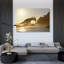 «Rosecliff Heights Zuckerman», art sur toile tendue par Jim Gallery: concept de dinosaure Amargasaurus sur un rivage de l'océan-122194003