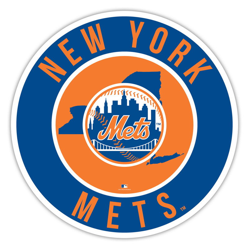 New York Mets Bright Line - Cercle de 16 po avec State