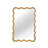 20"x30" Wavy Rectangle Solid Wood Frame Decorative Mirror-414039324