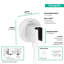 hansgrohe FixFit S Wall Outlet with Handshower Holder-1702289355