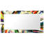 Miroir rectangulaire biseauté Rock Star I sur verre trempé flottant imprimé-531331986