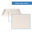 Cabine de douche à charnière carrée Aqua Fold sans cadre avec base incluse-132212256-132212258