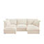 Canapé contemporain 3 places avec 2 repose-pieds-1582805113