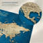 Carte du monde personnalisée avec punaises personnalisées-516381574-516427379