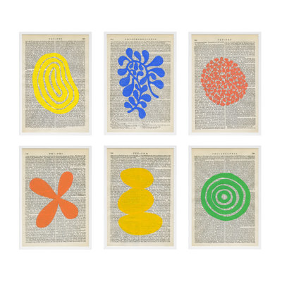 Botanicals Set Of 6 Print by Michela Sorrentino