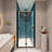 Universal Shower Door, With 1/4" Tempered Glass-118574678
