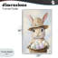 Lapin avec panier à œufs de Pâques, estampe numérique, design par The Prints Vibe-130763189-130763191