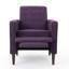 Fauteuil inclinable manuel capitonné à boutons-1758707551